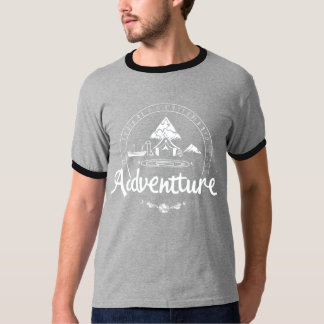 Avontuur wacht op T-shirt – Vetgedrukte voorkant, 