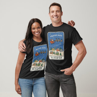 Avontuur wacht Sleigh Ride Sinterklaas Kerstmis T-shirt