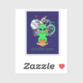 avontuur wacht sticker