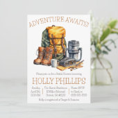 Avontuur wacht! Wandelen, Kamperen, Vrijgezellenfe Kaart (Staand voorkant)