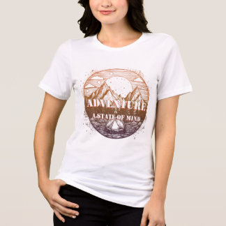 Avontuur Wandelen, Avontuur is een gemoedstoestand Tri-Blend Shirt