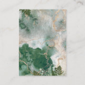 Avontuur Woodland Mushroom Fern Baby Jongen Douche Informatiekaartje (Achterkant)