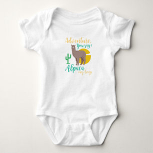 Avontuur zeg je? Alpaca My Bags Funny Travel Romper
