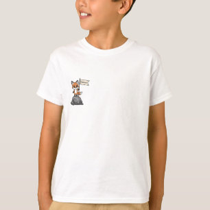 Avontuurlijke Ontdekkingsvos Vlag Kinderen T-shirt