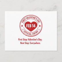 Avontuurlijke Paspoortstempel Eerste Valentijnsdag