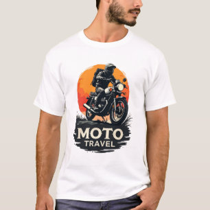 Avontuurlijke pool kwaliteit fiets t-shirt