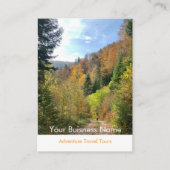 Avontuurlijke reisgids visitekaartje (Voorkant)