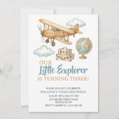 Avontuurlijke reizen Little Explorer Verjaardag Kaart (Voorkant)