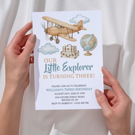 Avontuurlijke reizen Little Explorer Verjaardag Kaart
