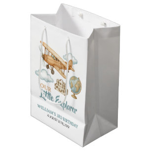 Avontuurlijke reizen Little Explorer Verjaardag Medium Cadeauzakje