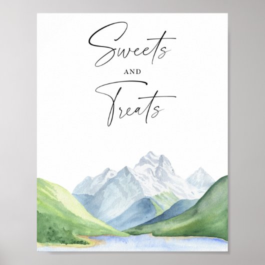 Avontuurlijke tijd! Snoep en behandelt baby shower Poster (Voorkant)