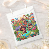 Avontuurlijke zoekers geven de voorkeur aan tassen bedankzakje (Geknipt)