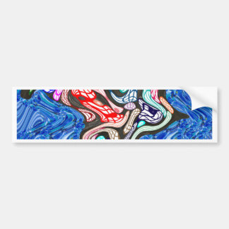 avontuurreis naar Geheim Foresistente Island Bumpersticker