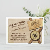  avontuuruitnodiging kaart (Staand voorkant)