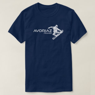 Avoriaz France Snowboarder T-shirt
