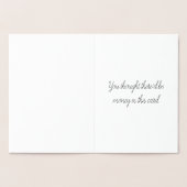 Avouez-le... Carte de vœux drôle (Intérieur)