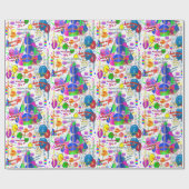 Avril, 22 Anniversaire Papier cadeau (Plat)