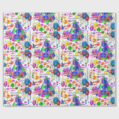Avril, 2 Anniversaire Papier Cadeau (Plat)