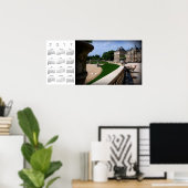 Avril à Paris 30 Calendrier Poster 2017 (Bureau à domicile)