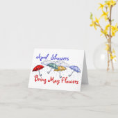 Avril Douches - Carte (Fleur jaune)