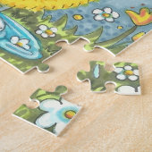 AVRIL DOUCHES POULET BÉBÉ, PRINTEMPS PÂQUES PUZZLE (Côté)