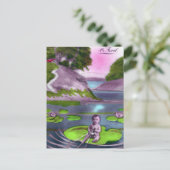 Avril Fool Carte Postale Vintage (Debout devant)