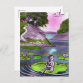 Avril Fool Carte Postale Vintage (Devant / Derrière)