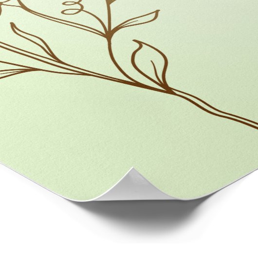 Avril Simple Joie Impression Florale (Coin)