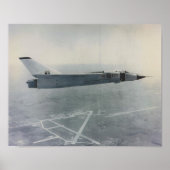 Avro Arrrow- RL203 over de baan Poster (Voorkant)