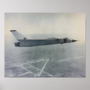 Avro Arrrow- RL203 over de baan Poster