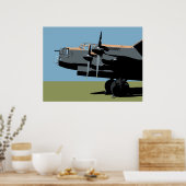 Avro Lancaster Bomber Poster (Keuken)