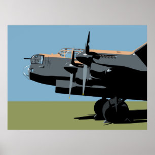 Avro Lancaster Bomber Poster