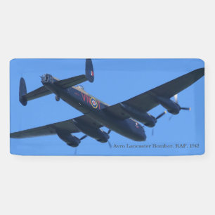 Avro Lancaster-bommenwerper. RAF. 1942 Spandoek