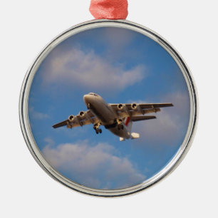 Avro RJ85 Jet Landt Metalen Ornament