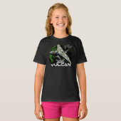Avro Vulcan RAF Strategic Bomber Vliegtuig T-shirt (Voorkant volledig)