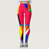 Avryl Fleur's Abstracte wereld Leggings (Voorkant)