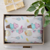 Avryl Fleur's Schattigee Ice Cream Cone Cupcake Do Tissuepapier (Geschenk)
