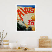 Avus  Auto Race Advertisation Poster (Keuken)