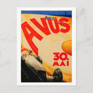 AVUS ~  Race Car Track Berlin Duitsland Briefkaart