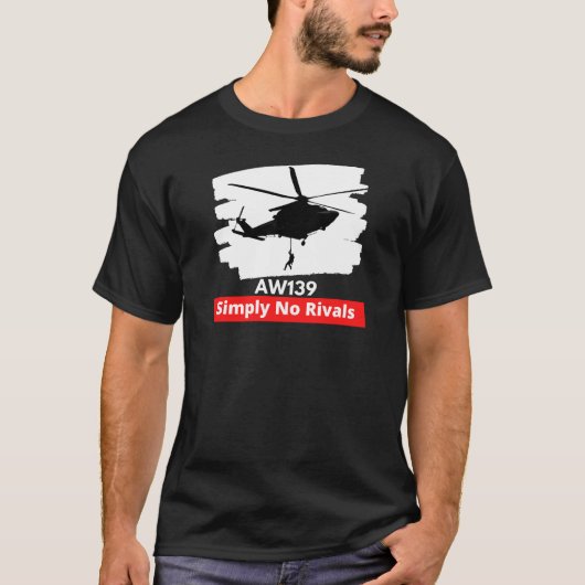 AW139 Leonardo Helikopter Shirt (Voorkant)