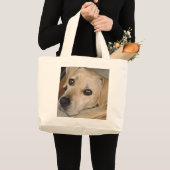 AW- Cute pup canvas tas (Voorkant (product))