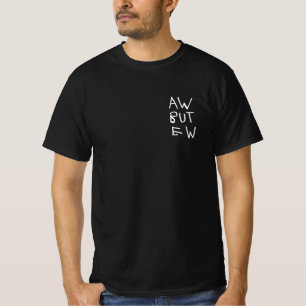 AW maar EW Blackt-shirt T-shirt