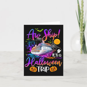 AW Schip Halloween Reis Familie Cruising Crew Crui Kaart