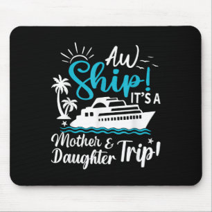 AW schip is een moeder en dochter reis cruise fami Muismat