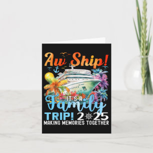 Aw Ship Fun Family Trip 2025 Zomer bij elkaar pass Kaart