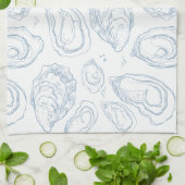 Aw Shucks Oyster Serviette de cuisine (Plié)