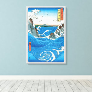 Awa Provincie, Naruto-draaikolken door Ando Hirosh Canvas Afdruk