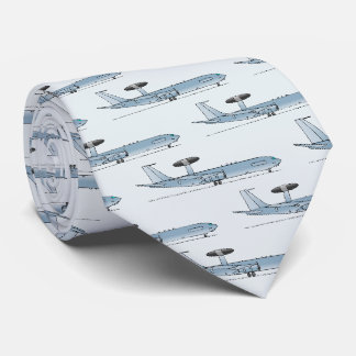 AWACS E-3 Sentry Vliegtuig Das, Luchtvaart Cadeau Stropdas