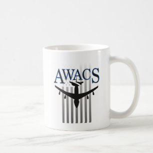 AWACS Sentry en US Flag Koffiemok
