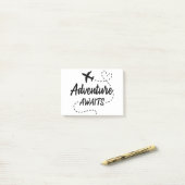 Awages voor avontuur post-it® notes (Op bureau)